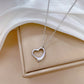 Mia Simple Bracelet Love Heart Furnace Real Gold Cold Necklace