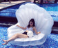 Giant Pool Floating Shell Pearl Scallop Inflatable Funny Water Toy - Resting Beach Face