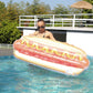 Inflatable Floating Row Adult Floating Deck Chair Swim Ring Water Inflatable Toys - Resting Beach Face