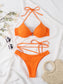 Divine Divide - Two Piece Bikini Set - Resting Beach Face