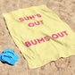 EXCLUSIVE: Suns out! Microfibre Beach Towel - Resting Beach Face