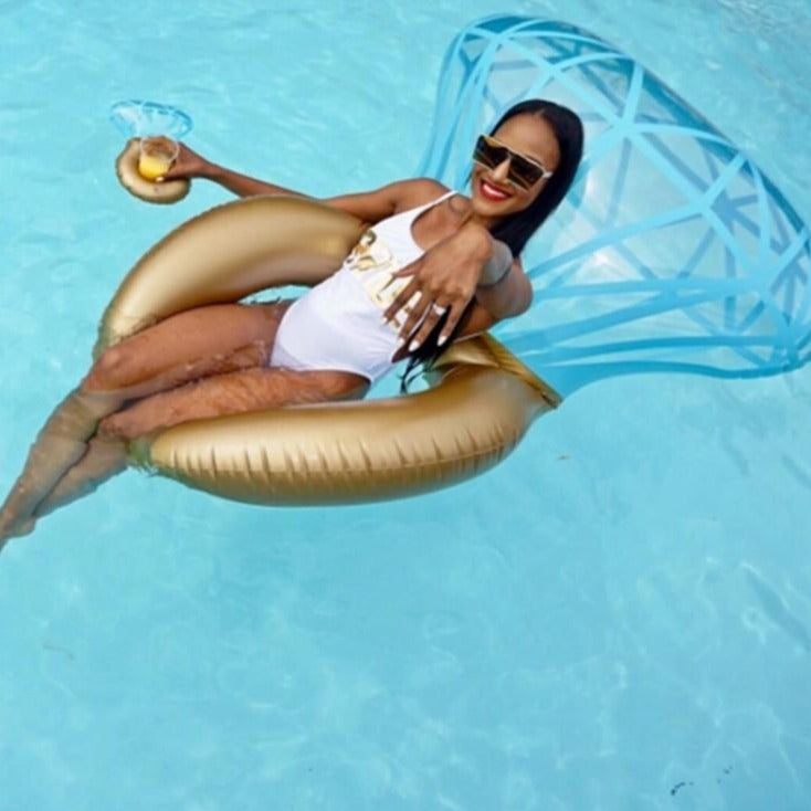 Diamond ring inflatable sales pool float